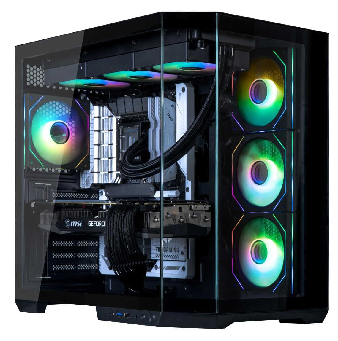 PC RYZEN 5 5600 | RTX 5060 | NOIR & BLANC